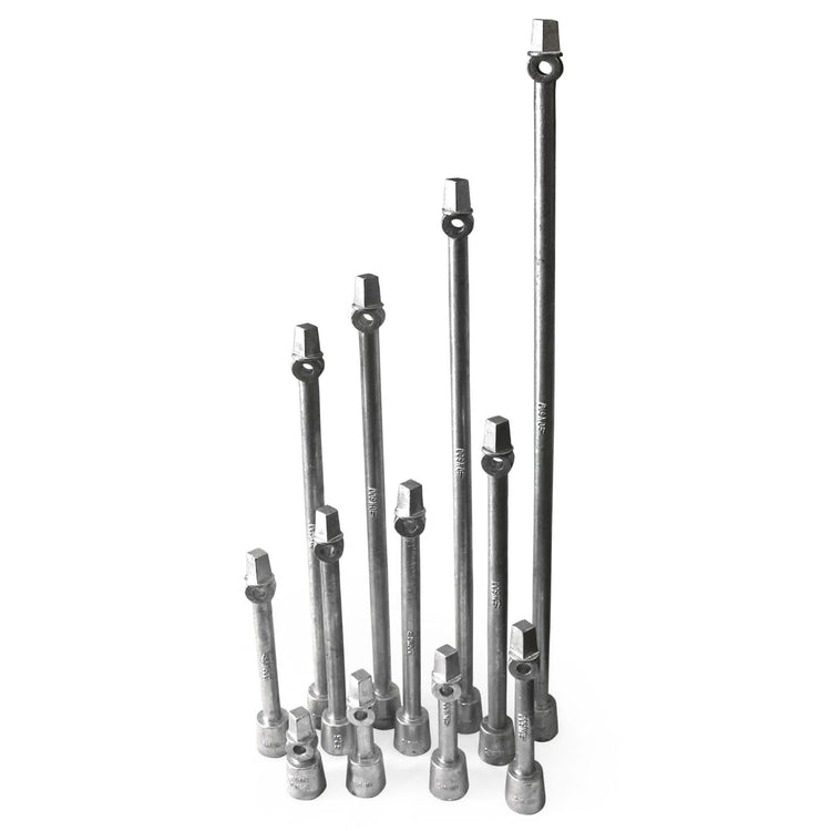 Extension Spindles for Butterfly and Gate Valves Sleeved Challenger